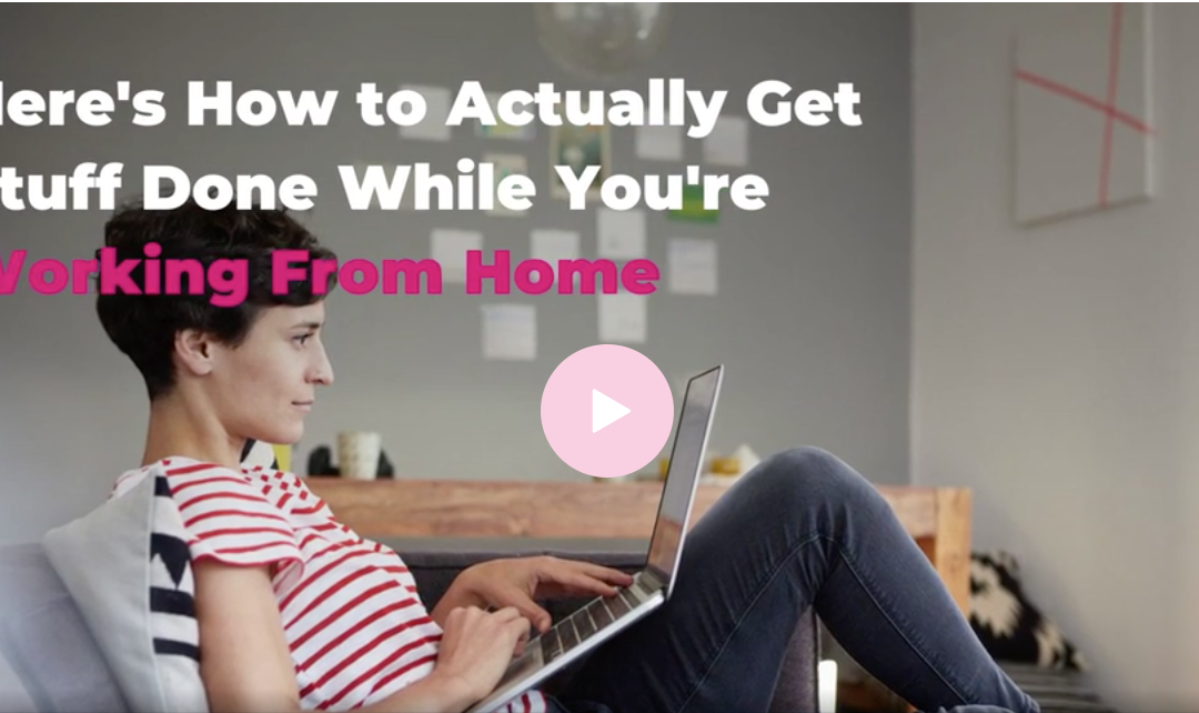 How to be productive working from home