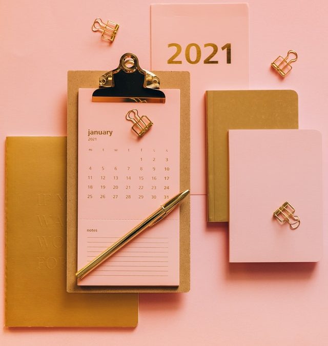 January 2021 -Get organized month or just get going?